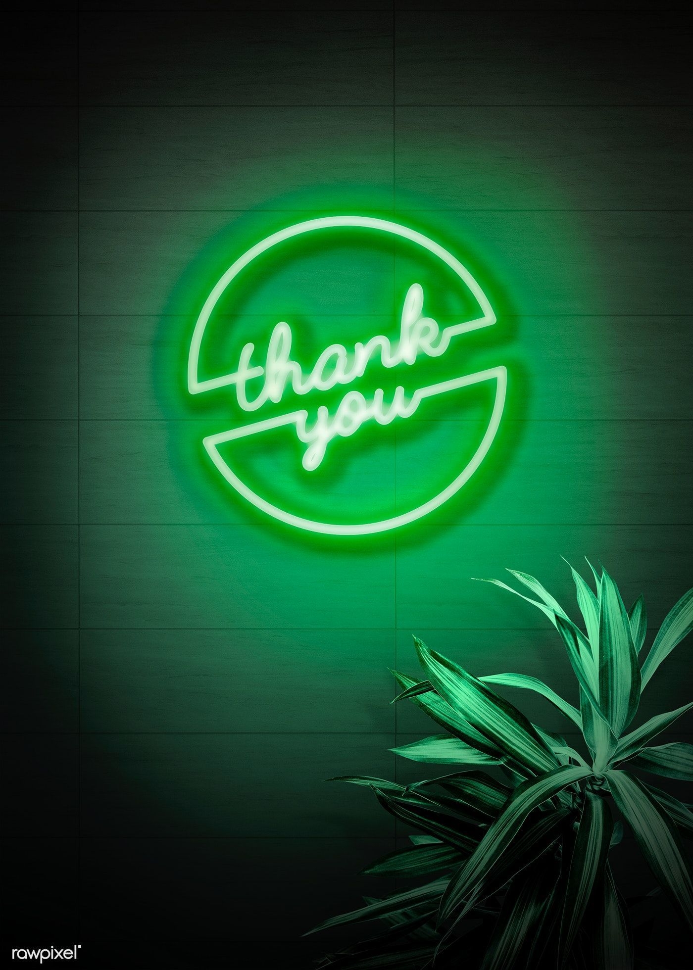 1400x1960 Download premium psd of Neon green thank you sign on a wall 894329. Neon green, Neon design, Dark green aesthetic, Phone