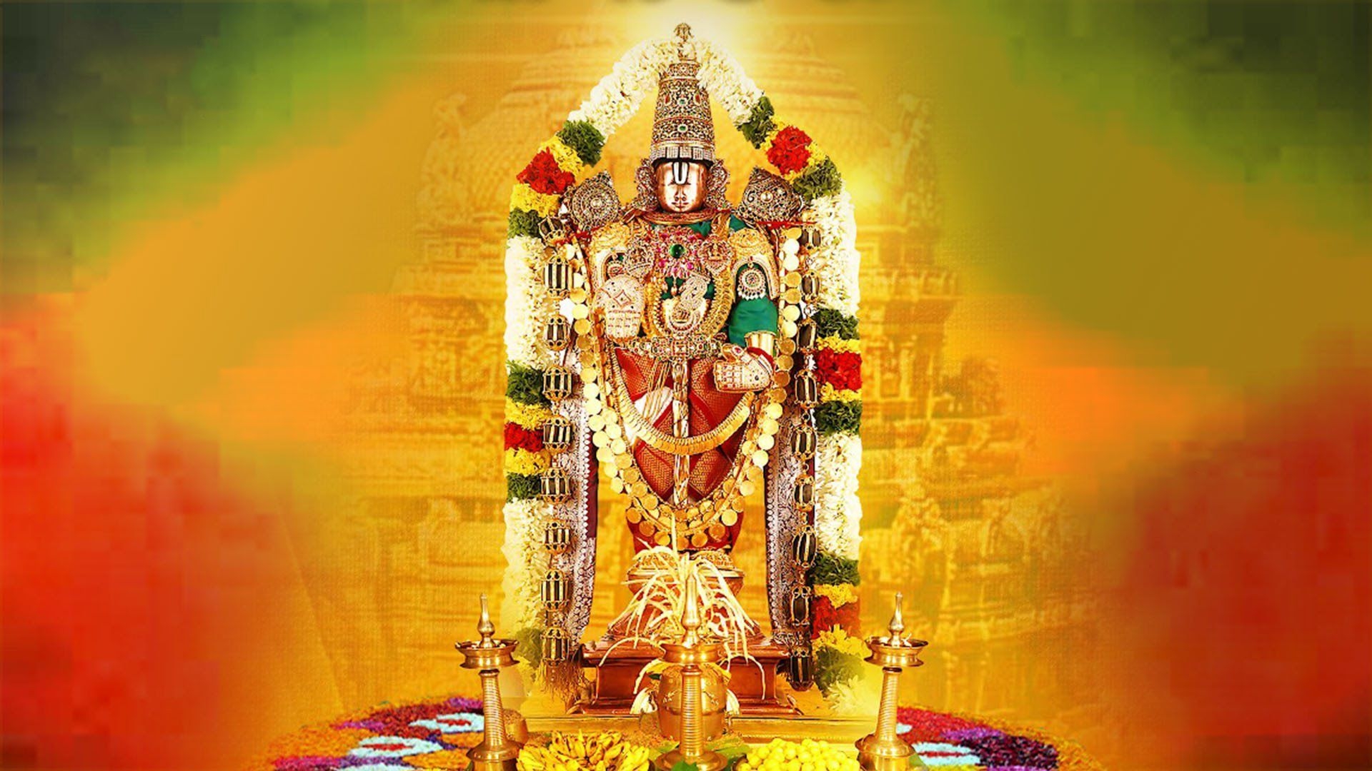 1920x1080 WoowPaper: Sri Venkateswara Swamy 3D Wallpaper, Desktop