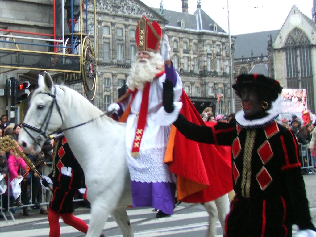 1030x770 Sinterklaas on White Horse. The Sinterklaas feast celebrate, Desktop