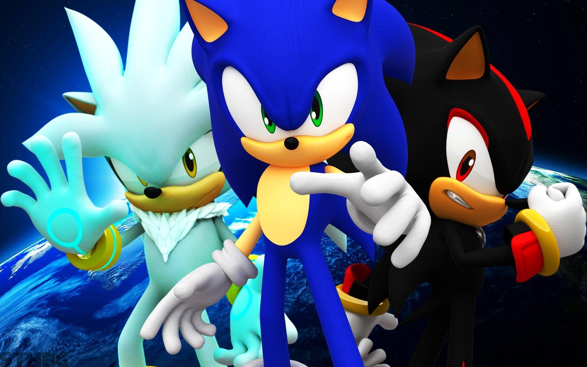 1920x1200 Sonic Shadow And Silver, Desktop