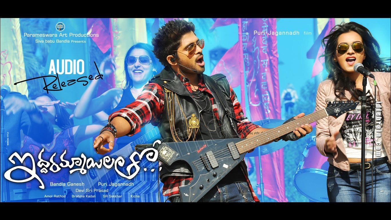 1370x770 Iddarammayilatho wallpaper cinema posters -Allu Arjun, Desktop