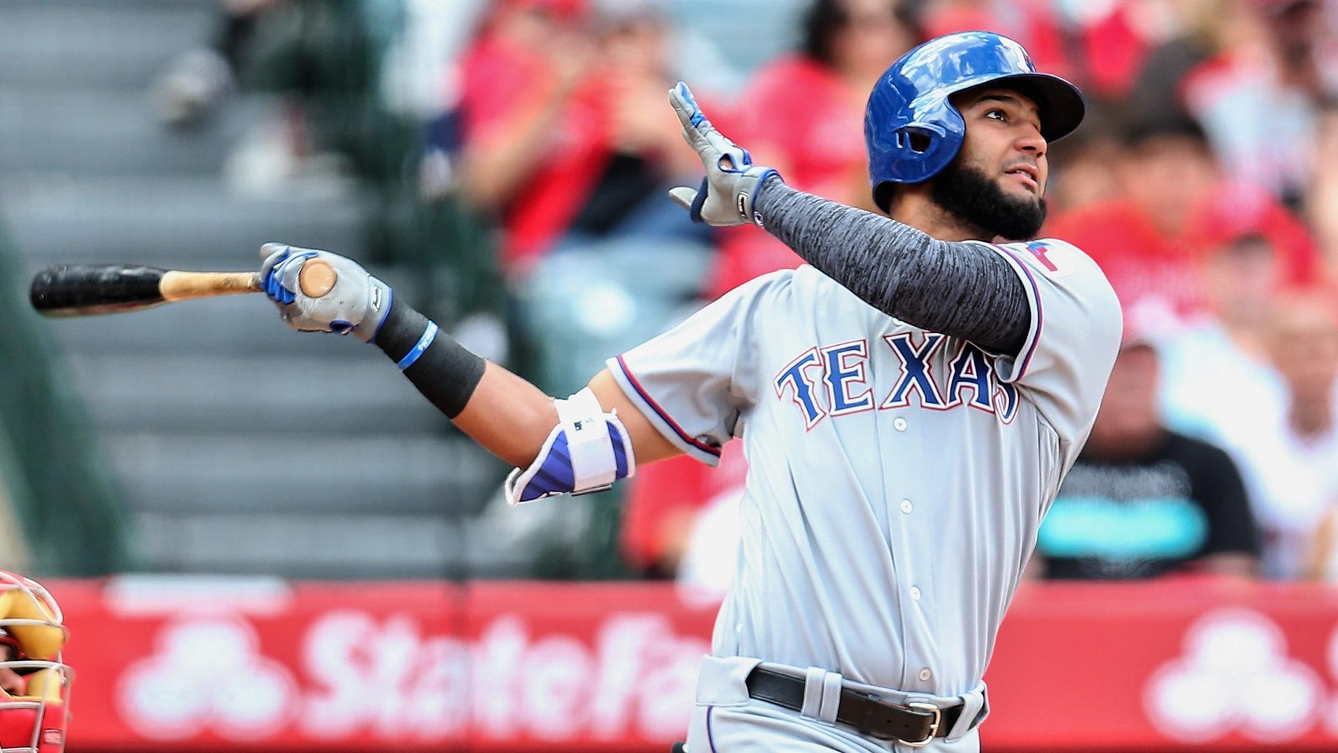 1920x1080 WATCH: Rangers Rookie Nomar Mazara Crushes 491 Foot Homer, Longest, Desktop