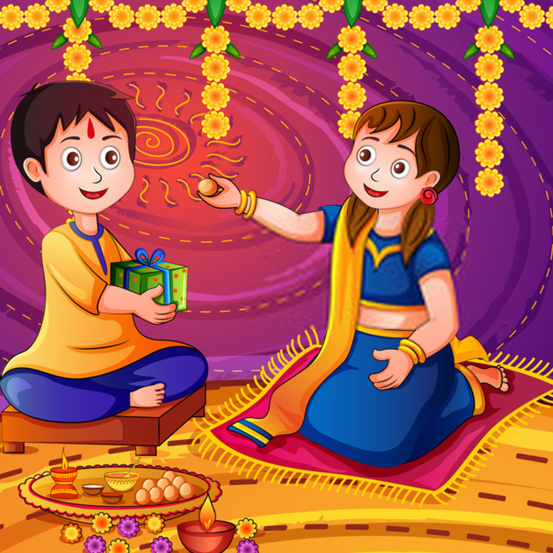 1080x1080 Happy Bhai Dooj HD Image For Brother Sister HD Wallpaper, Phone