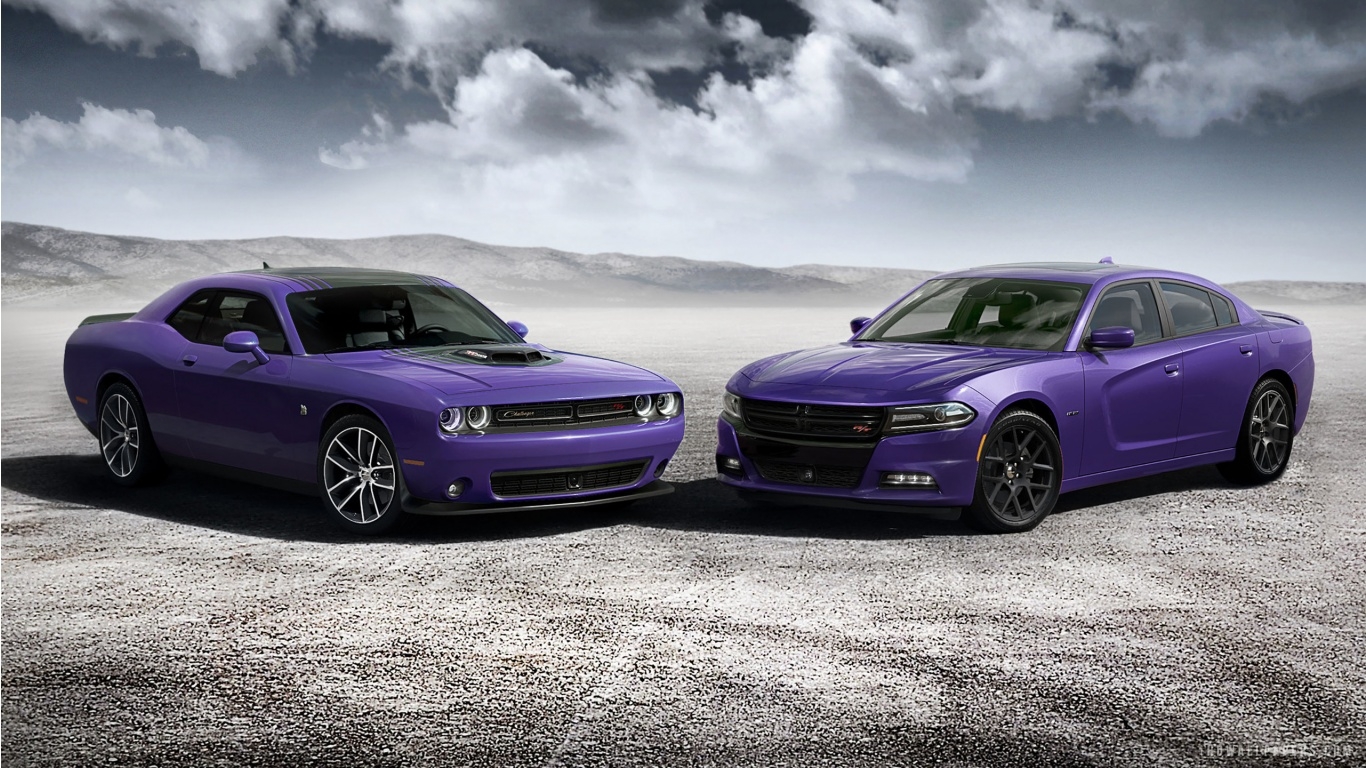 1370x770 Free download 2016 Dodge Challenger and Charger Plum Crazy HD Wallpaper iHD [] for your Desktop, Mobile & Tablet. Explore 2016 Dodge Charger Wallpaper Dodge Charger Wallpaper, Dodge, Desktop