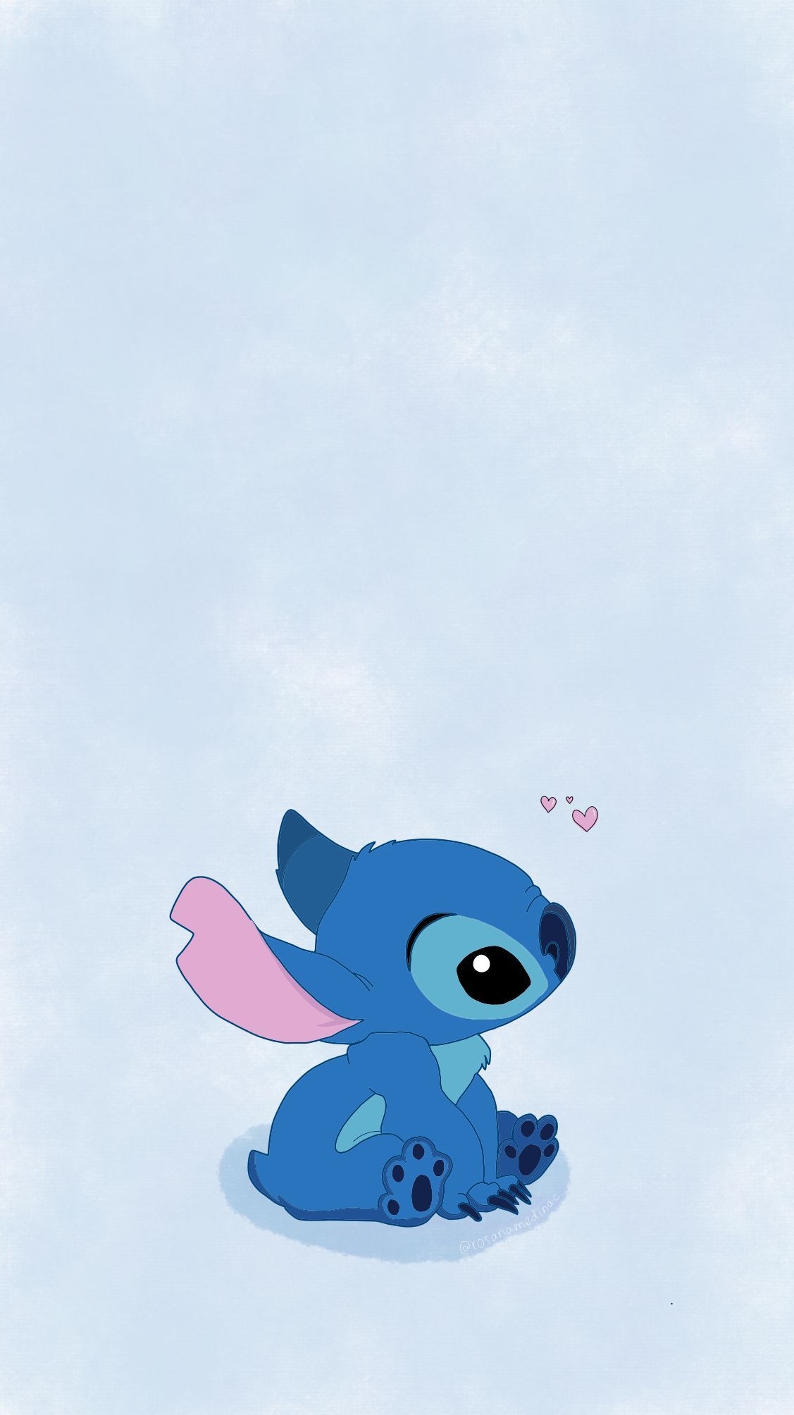 1130x2010 Background Stitch Aesthetic Wallpaper Discover more Character, Disney, Fictional, Koala, L. Cute blue wallpaper, Cute cartoon wallpaper, Lilo and stitch drawings, Phone