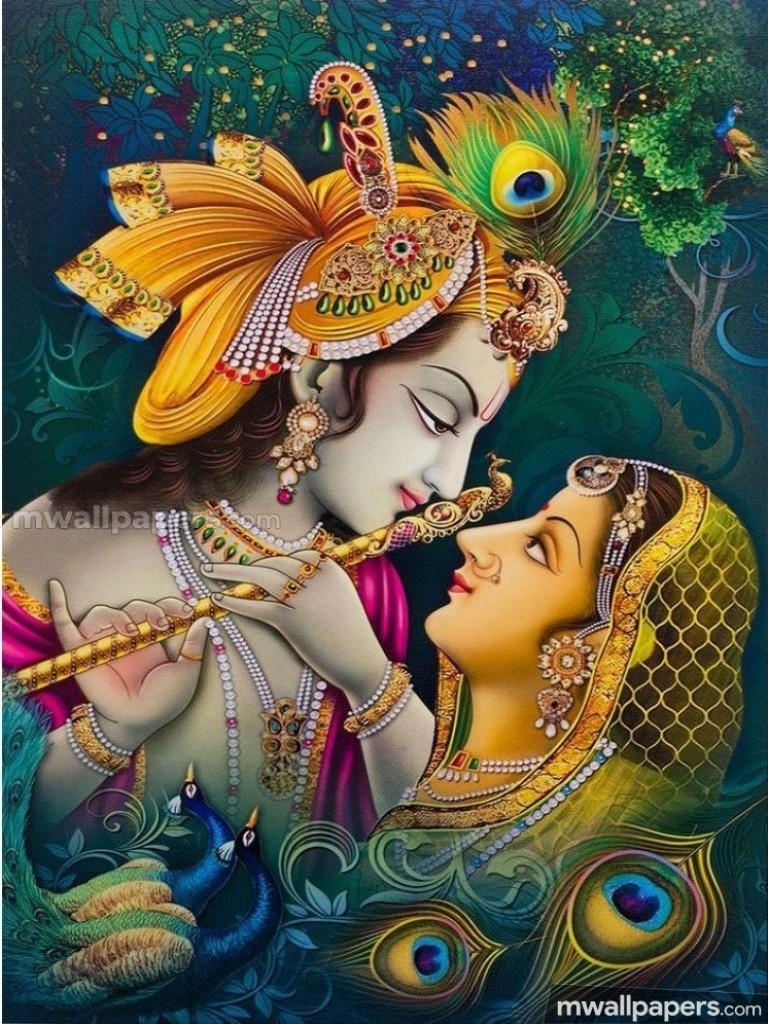 770x1030 Download Wallpaper Radha Krishna Hd, HD Wallpaper, Phone