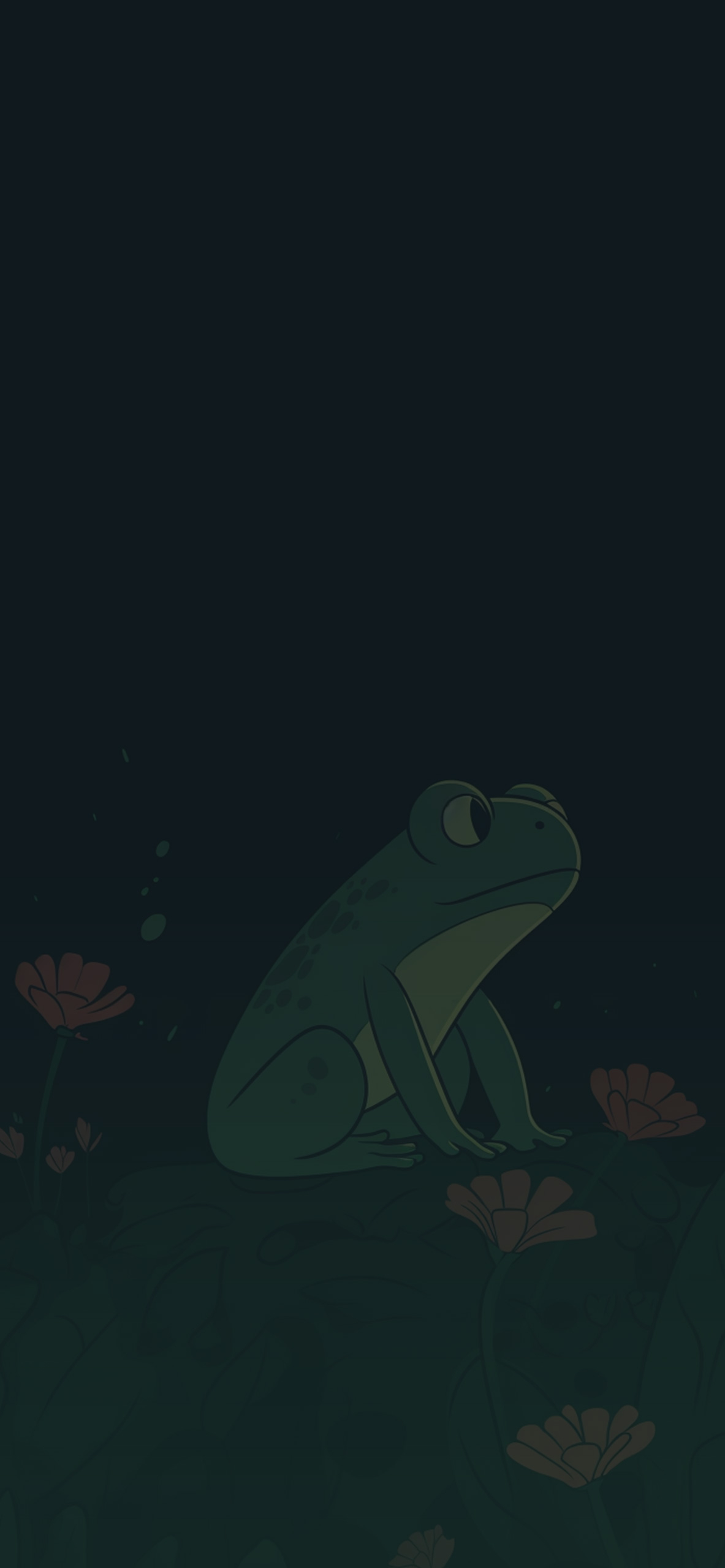 1190x2560 Cute Frog Dark Green Wallpaper Frog Wallpaper iPhone, Phone