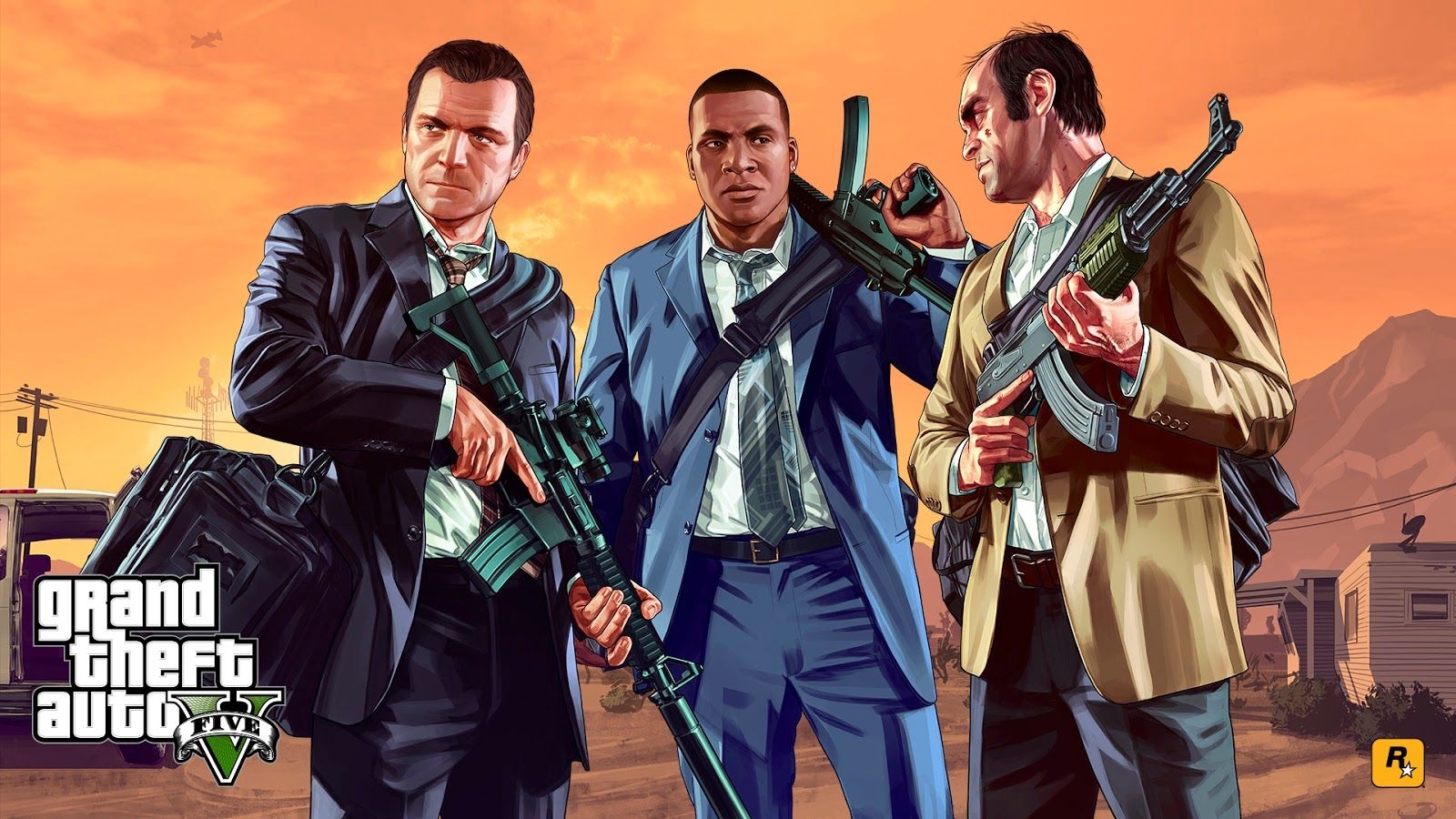 1600x900 Grand Theft Auto V Wallpaper Full HD Gta V Artwork HD Wallpaper, Desktop