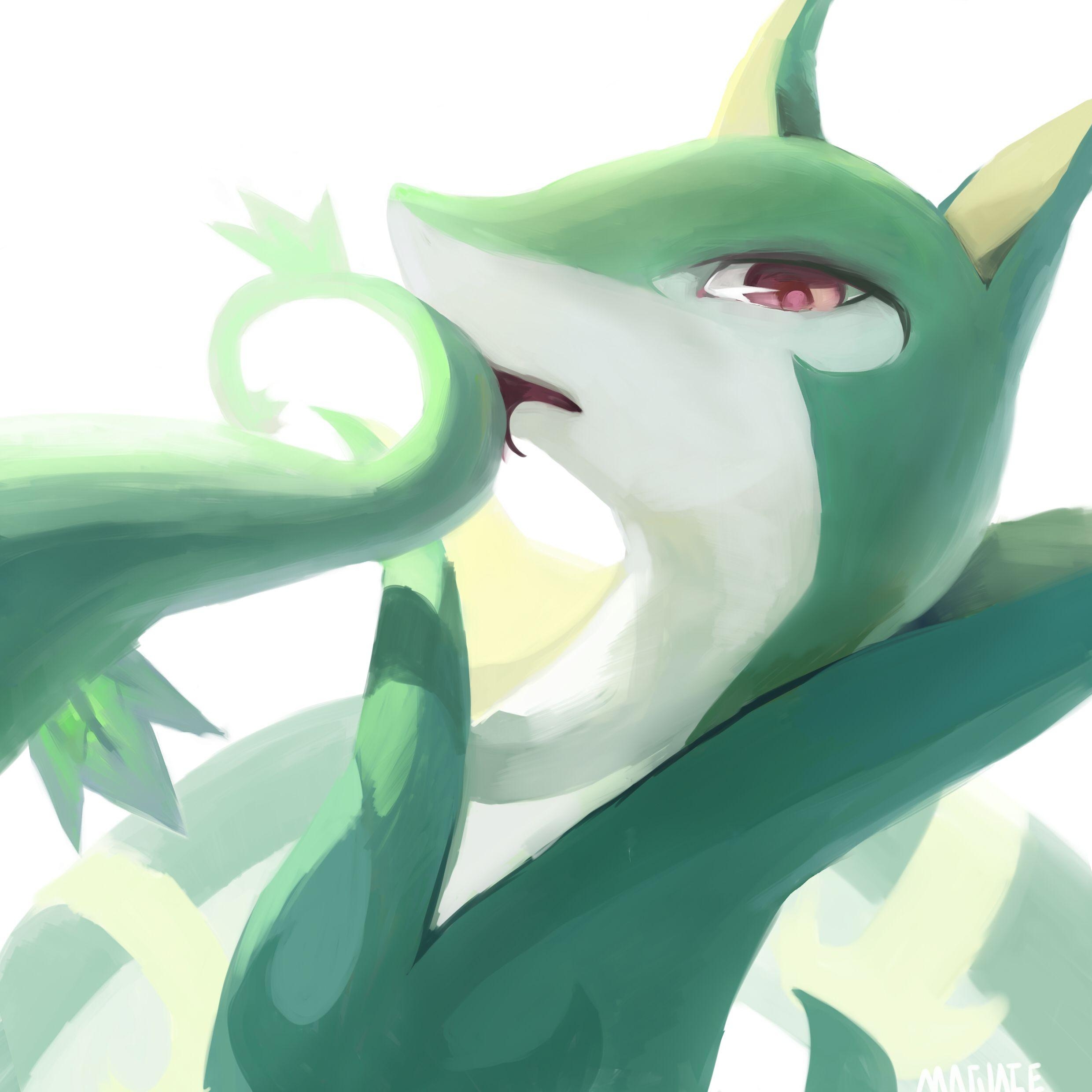 2480x2480 Serperior by Magiace. Pokémon, Phone