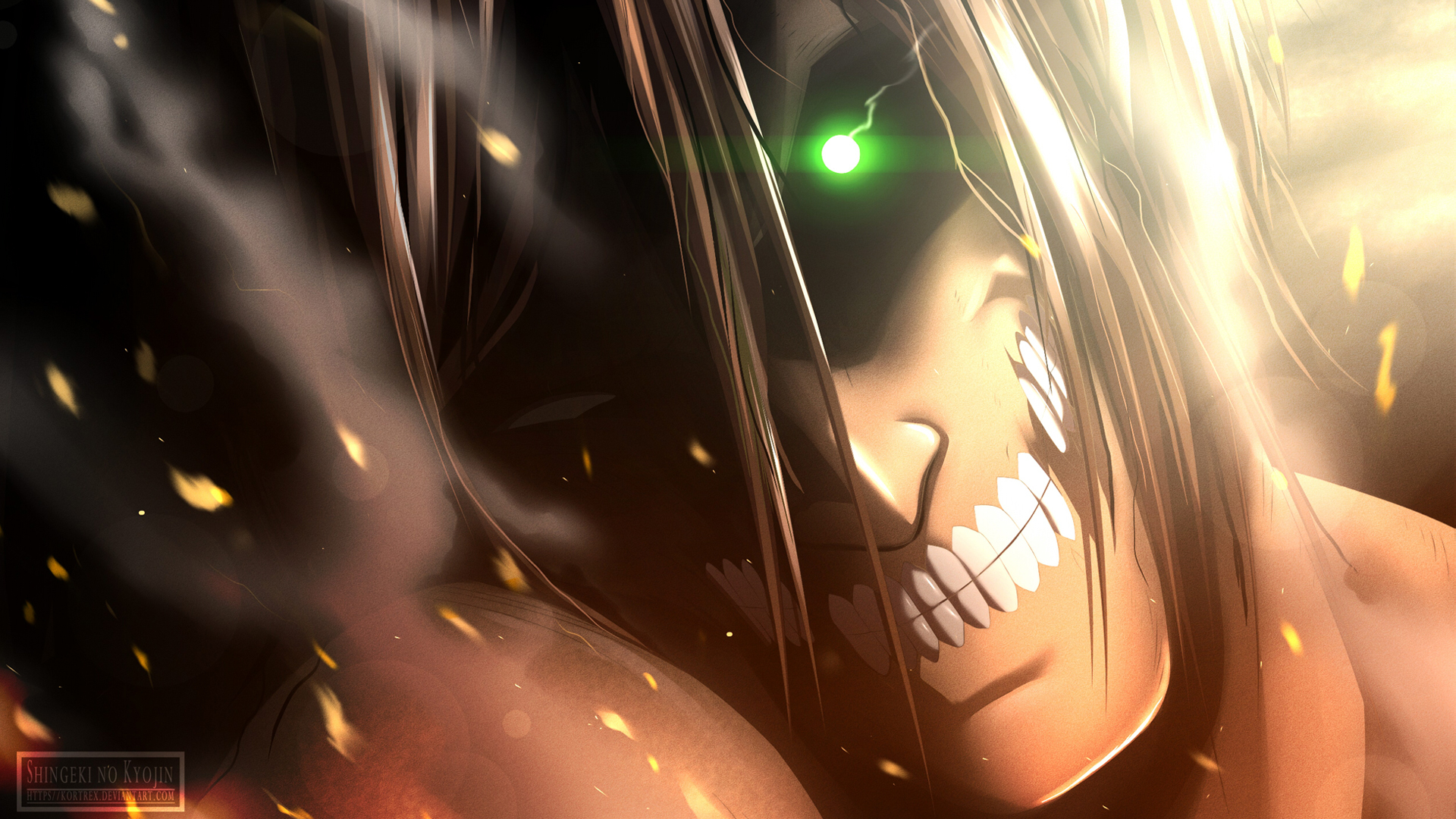 1920x1080 Rogue Titan Eren Yeager Wallpaper HD, Desktop