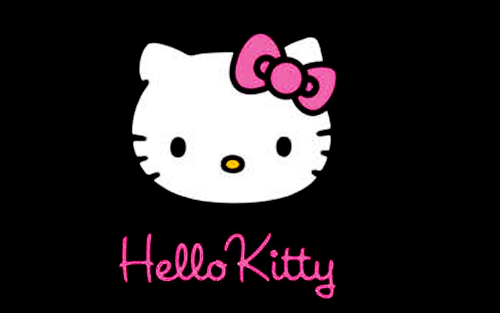 1920x1200 Hello Kitty Black For Ios 7, Desktop