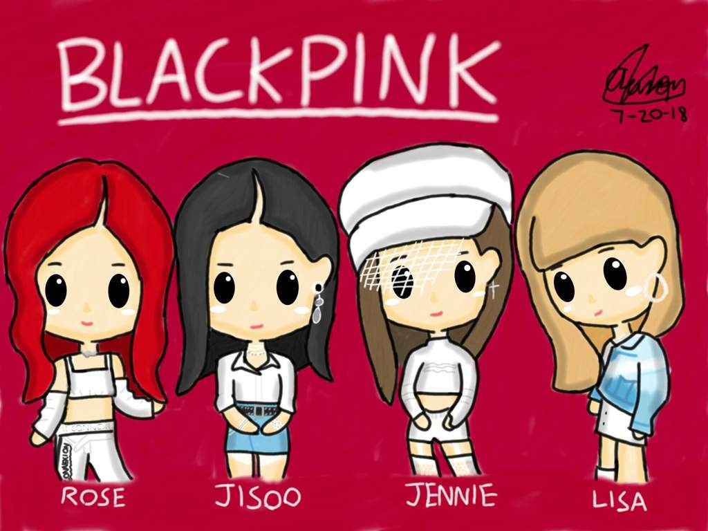 1030x770 Blackpink Chibi Wallpaper Free Blackpink Chibi Background, Desktop