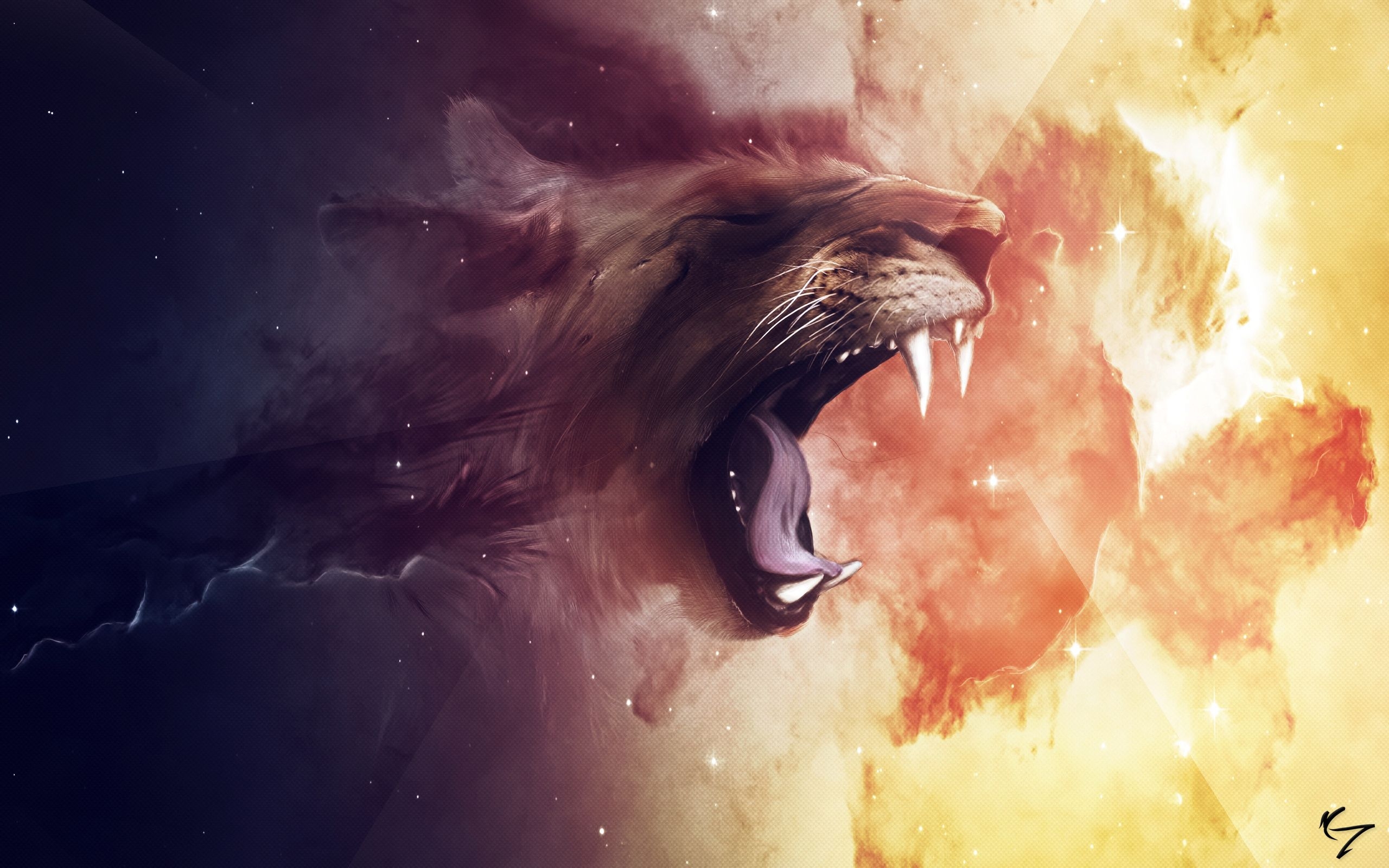 2560x1600 Lion Roar wallpaper. Lion Roar, Desktop