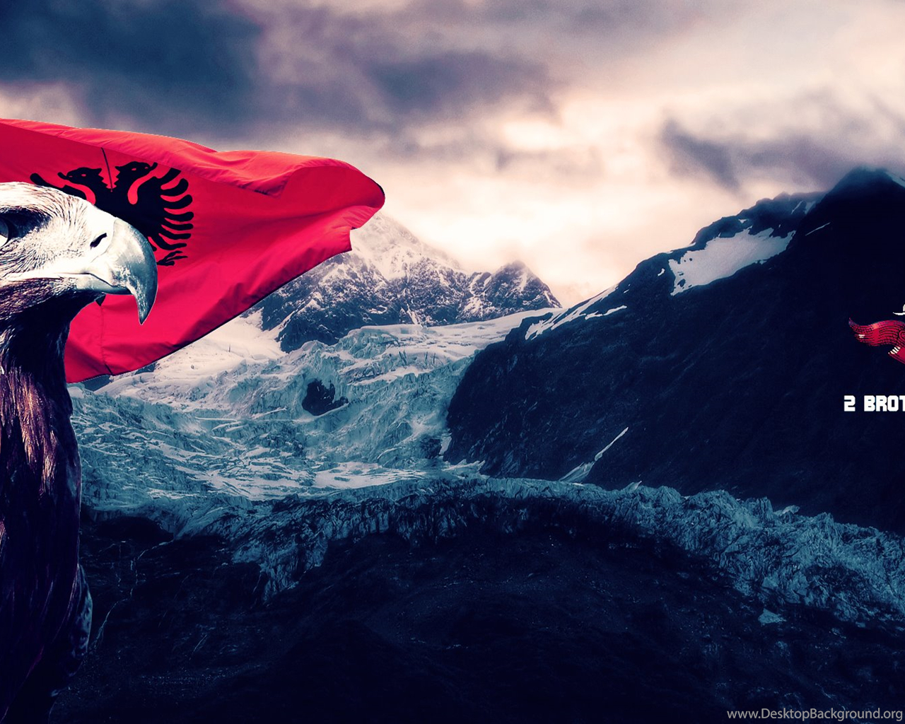 1280x1030 Albanian Flag Wallpaper Desktop Background, Desktop