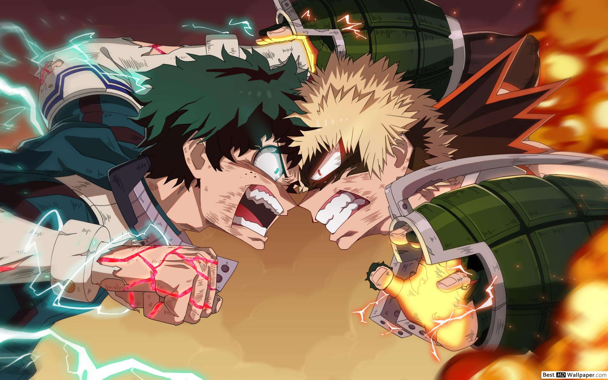 2560x1600 My Hero Academia Bakugo, Izuku Midoriya HD wallpaper download, Desktop