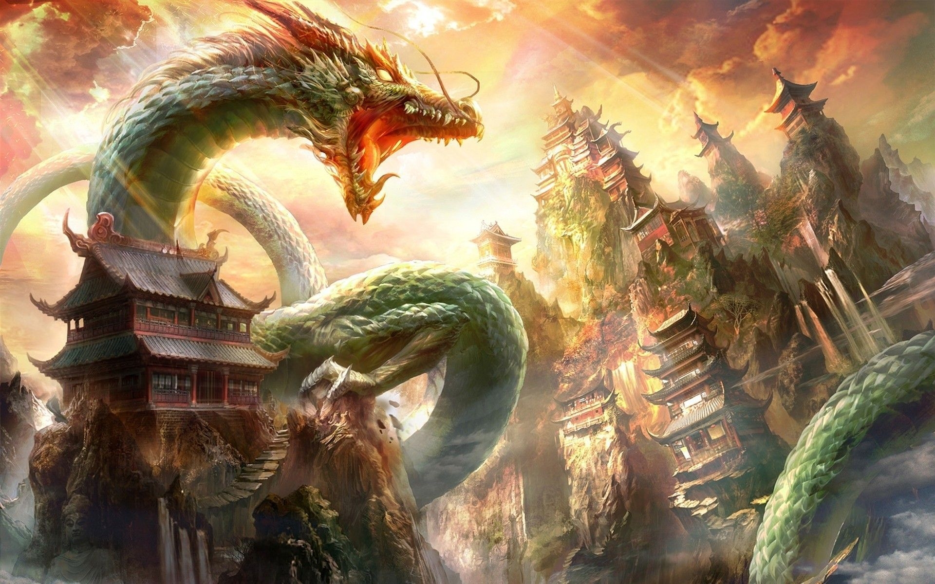 1920x1200 Japanese Dragon Wallpaper Free Japanese Dragon Background, Desktop