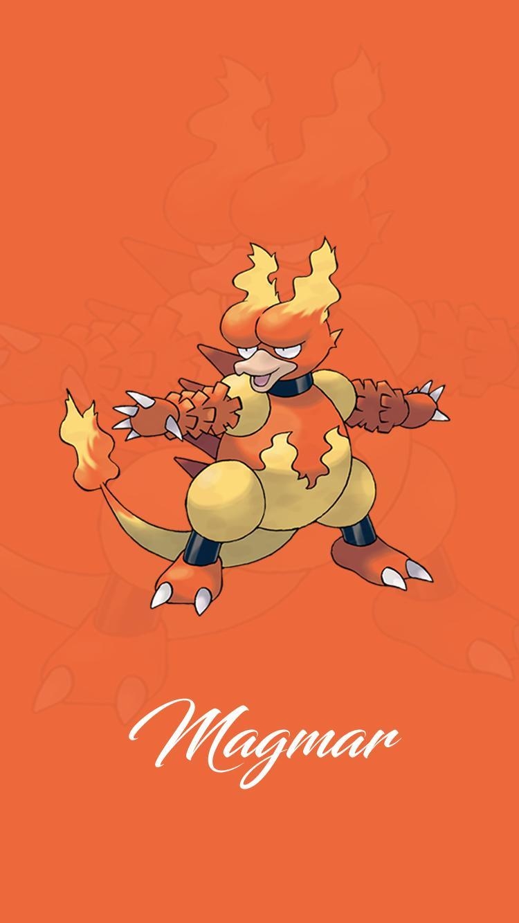 750x1340 Download Magmar wallpaper to your cell phone magmar poke, Phone