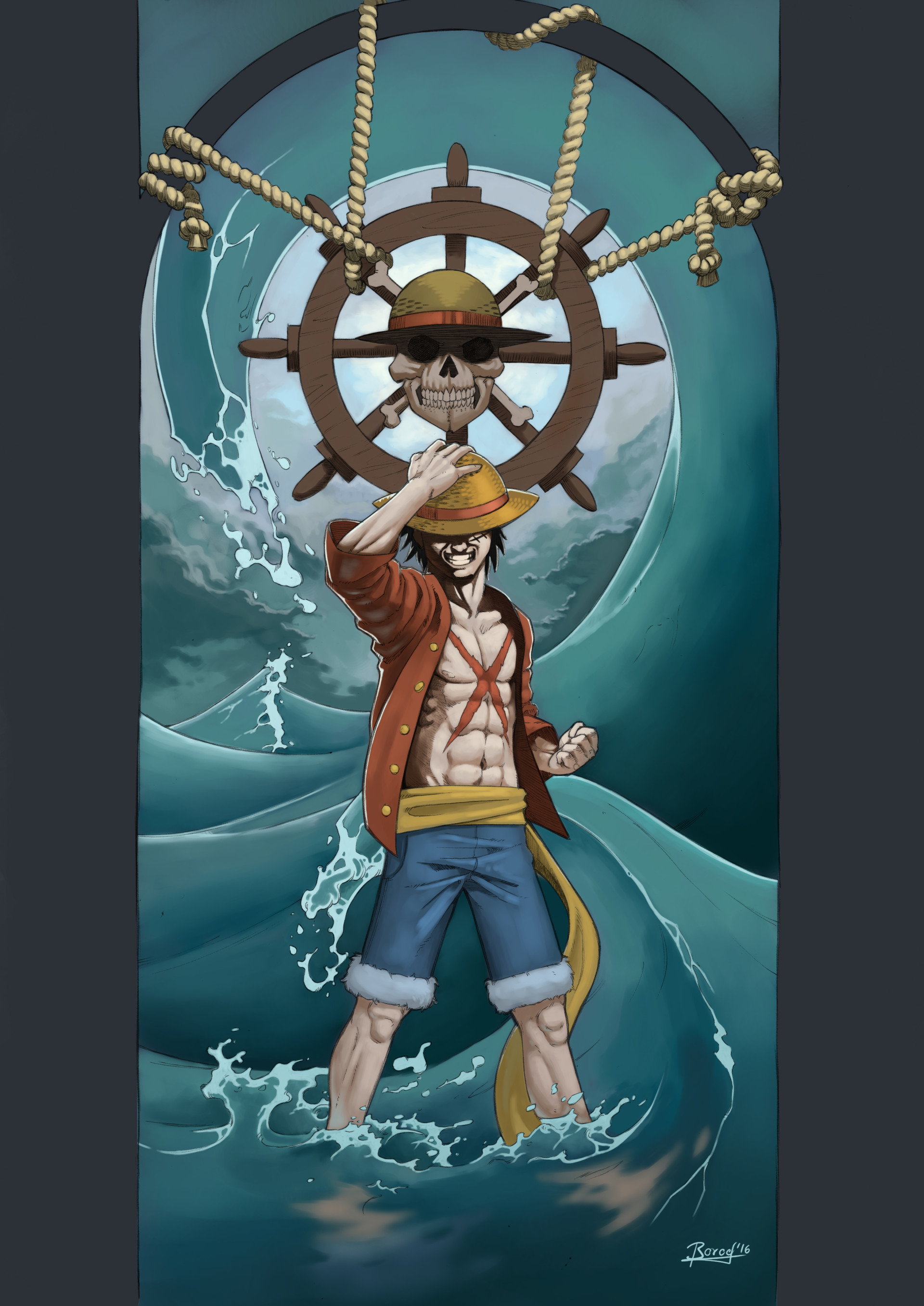 1920x2720 monkey d luffy, Phone