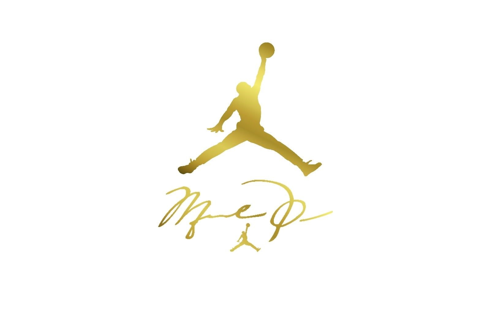 1600x1080 Jordan Logo Wallpaper Gold, Desktop