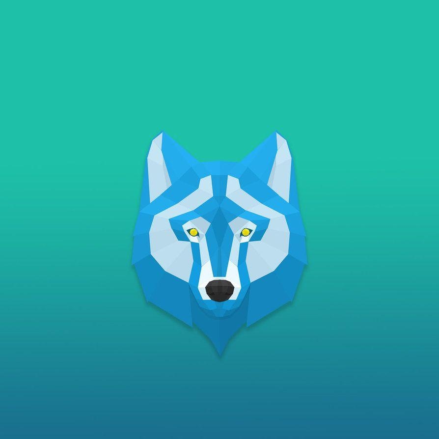 900x900 Ice Wolf, iPad Wallpaper, Phone