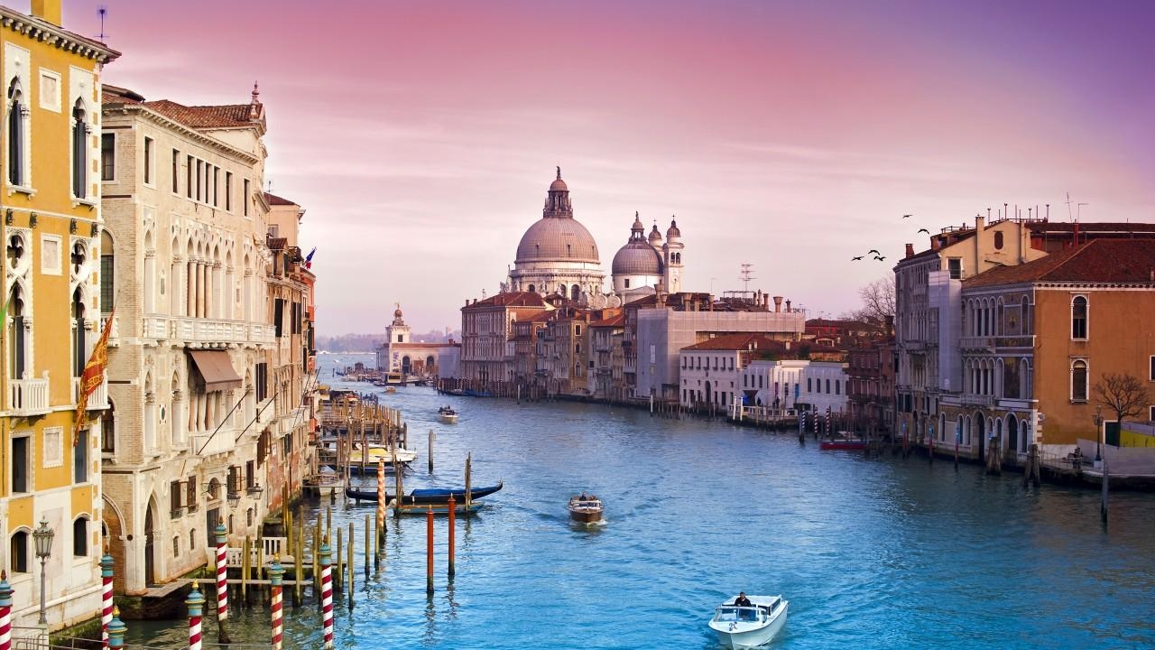 1280x720 Wallpaper Venice, Italy, Grand Canal, Architecture, City, World, Desktop