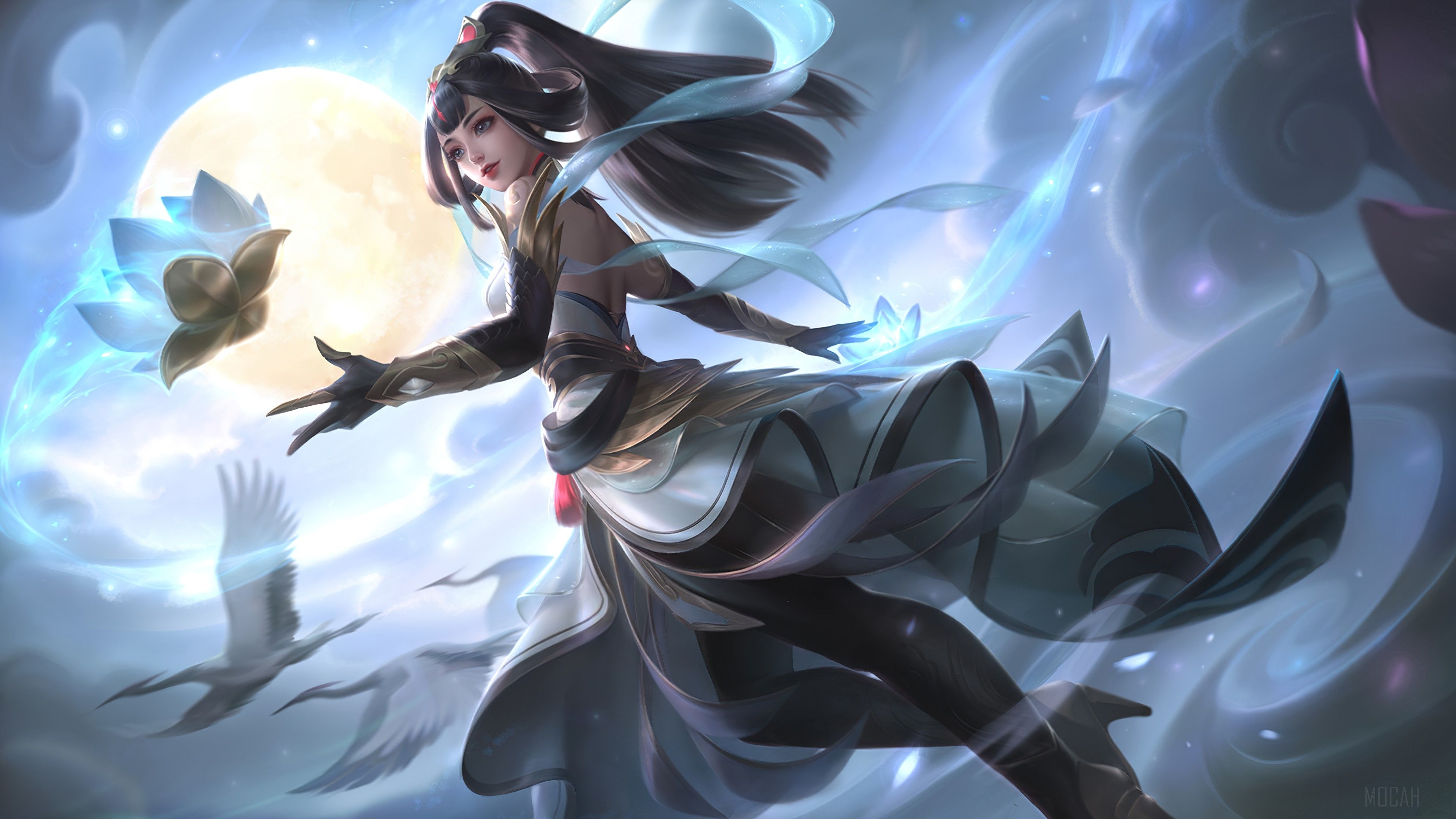 3840x2160 Guinevere, Lady Crane, Skin, Mobile Legends Bang Bang, ML, MLBB, Video Game 4k wallpaper HD Wallpaper, Desktop