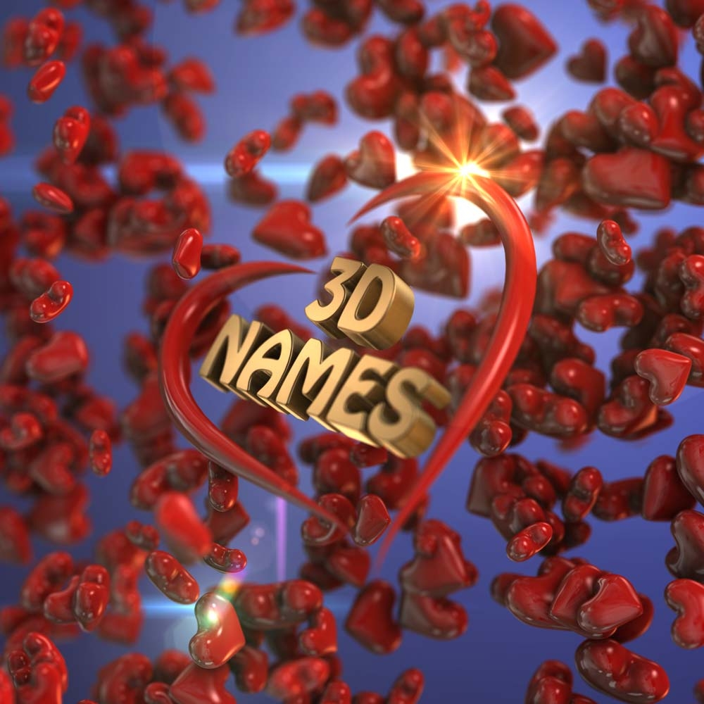 1000x1000 3D Name Wallpaper Your Name in 3D, Phone