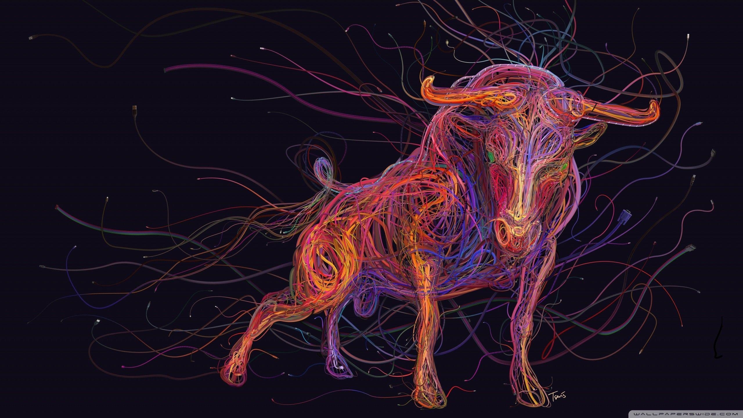 2560x1440 Zodiac Taurus Wallpaper iPhone, Desktop