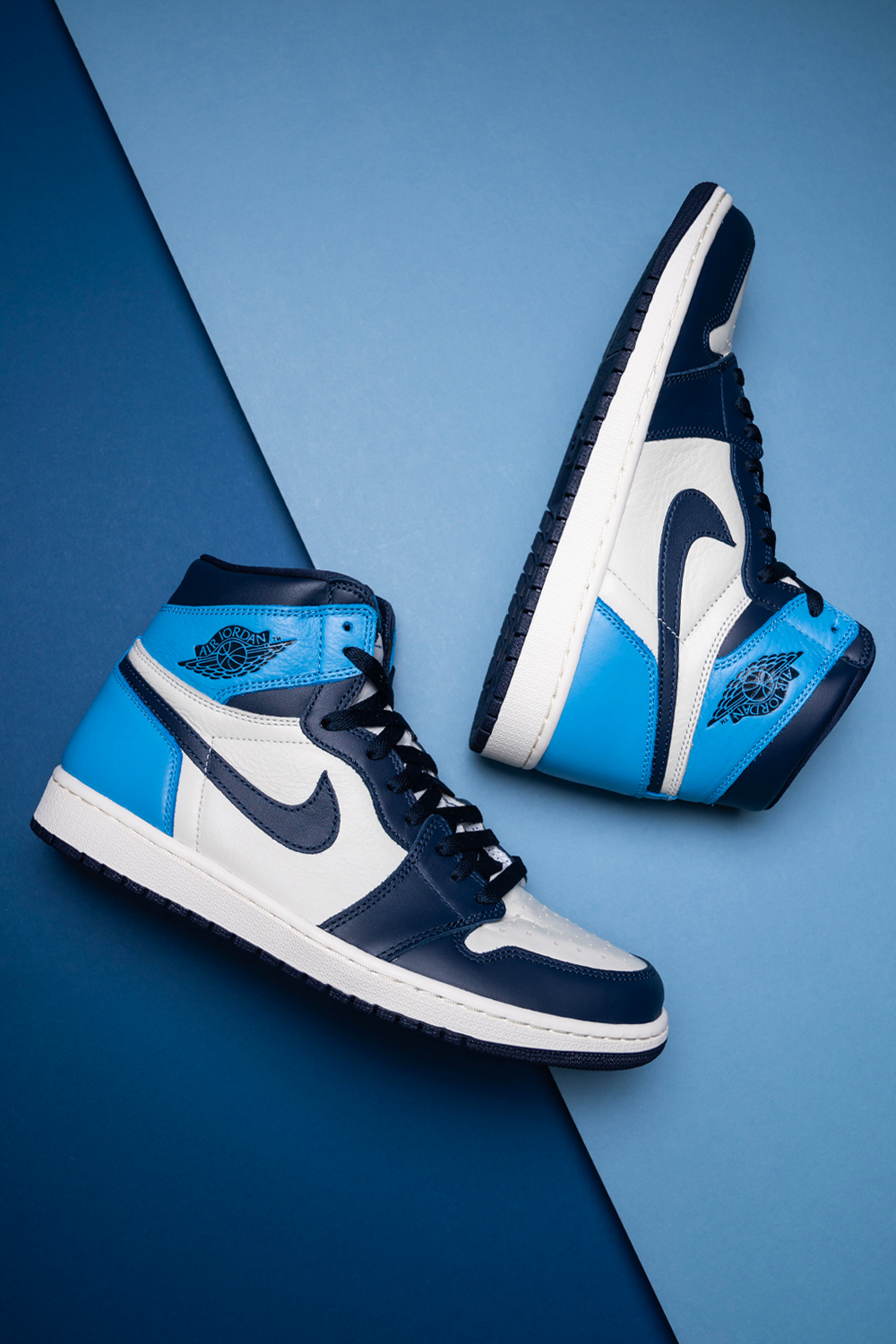 1000x1500 Air Jordan 1 Retro High OG Obsidian University Blue 140. Jordan Shoes Girls, Jordan Shoes Wallpaper, Shoes Sneakers Jordans, Phone