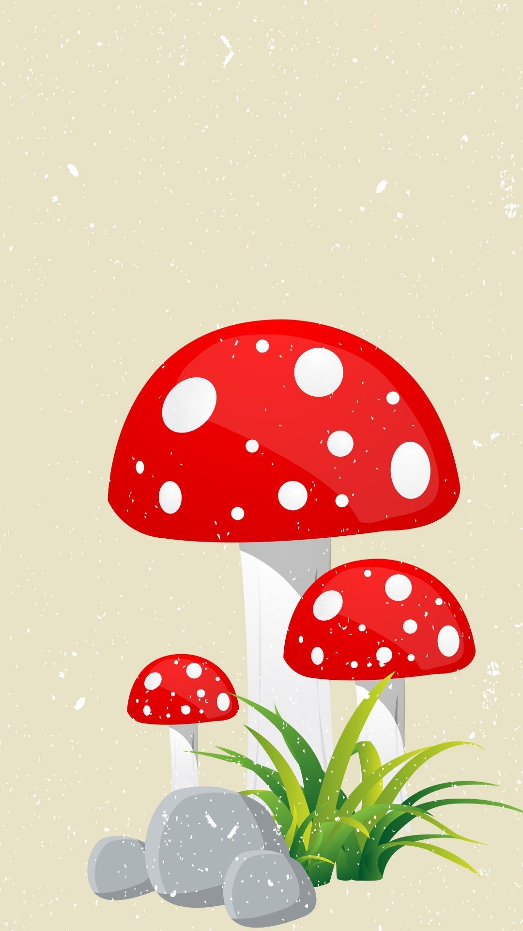 1080x1920 Cute Magic Mushroom APUS Live Wallpaper for Android, Phone