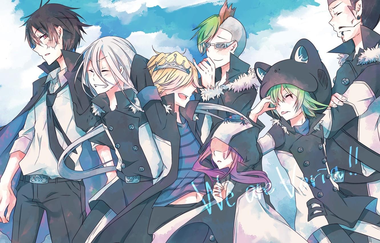 1340x850 Wallpaper group, anime, guys, Katekyo Hitman REBORN!, Varia image, Desktop