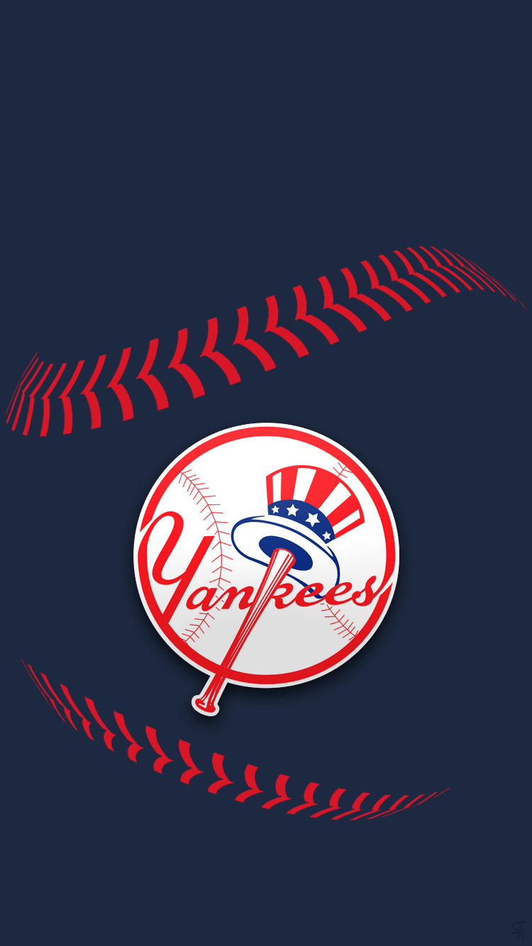 750x1340 New York Yankees iPhone Wallpaper Free New York Yankees iPhone Background. New york yankees, New york yankees logo, New york yankees baseball, Phone