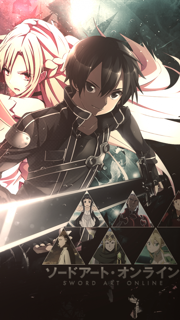 750x1340 SAO Phone Wallpaper Free SAO Phone Background, Phone