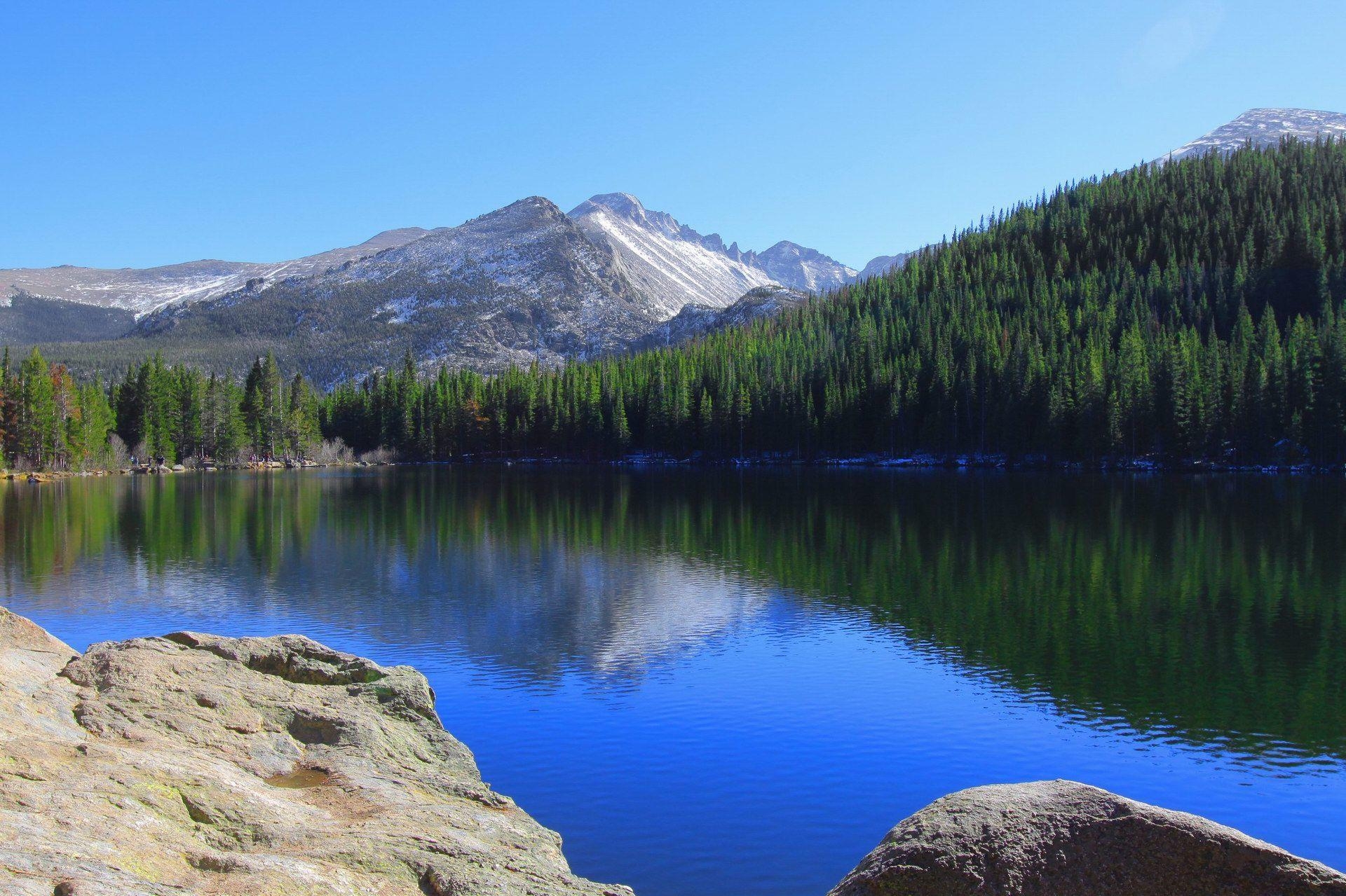 1920x1280 Longs Peak From Bear Lake, Rocky Mountain National Park, Colorado, Desktop