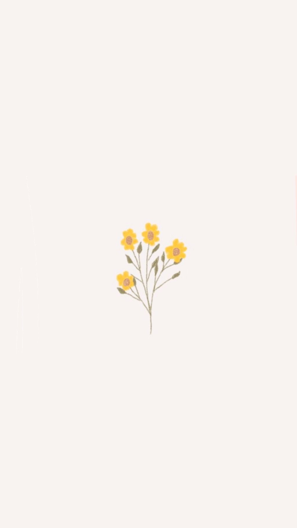 1030x1820 Minimalist Floral Wallpaper, HD Minimalist Floral Background on WallpaperBat, Phone