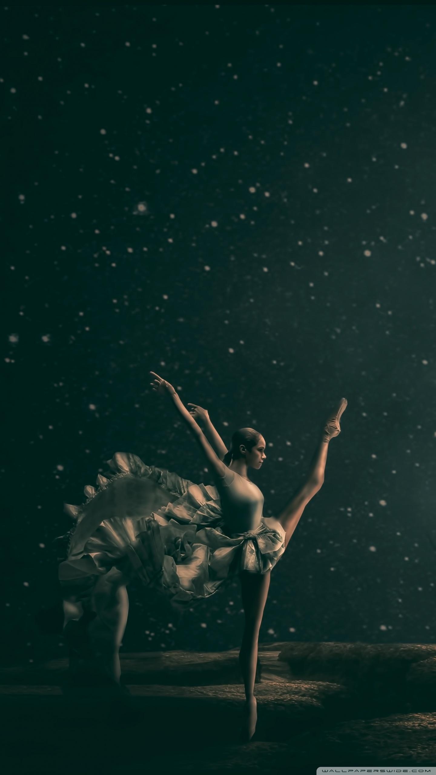 1440x2560 Dancing Ballet, Moonlight ❤ 4K HD Desktop Wallpaper for 4K Ultra HD, Phone