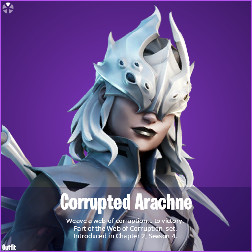 520x520 Corrupted Arachne Fortnite wallpaper, Phone