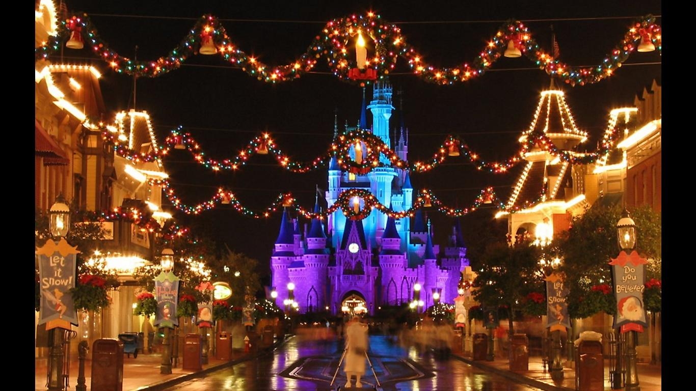 1370x770 Disney Christmas Background, Desktop