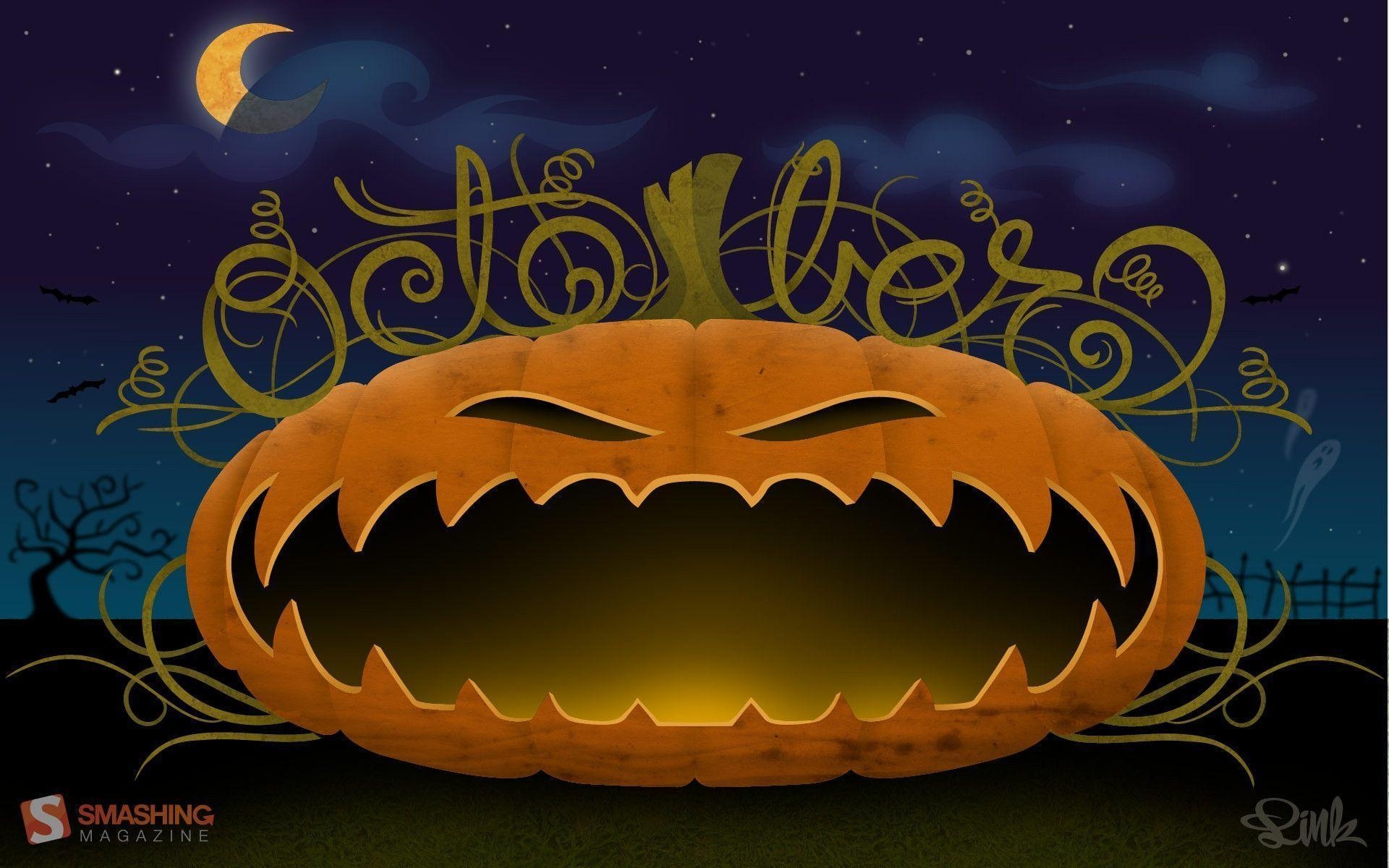 1920x1200 HQ Eye Catching Halloween Wallpaper [Free Download], Desktop