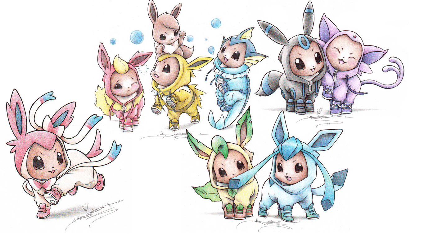 1370x770 Free download You can download Pokemon Eevee Human Genetic, Desktop