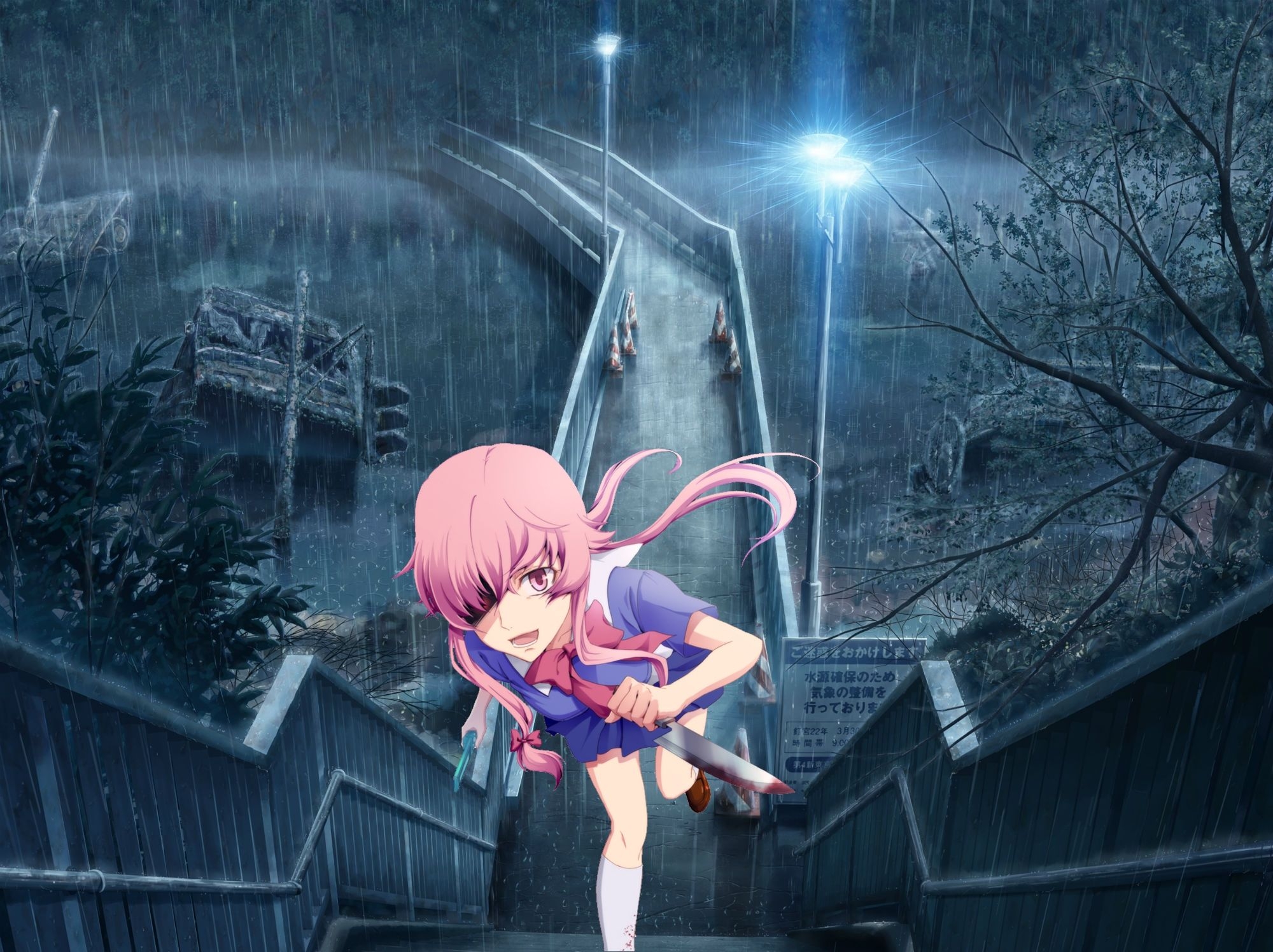 2000x1500 Girl With Knife Wallpaperx1496, Desktop