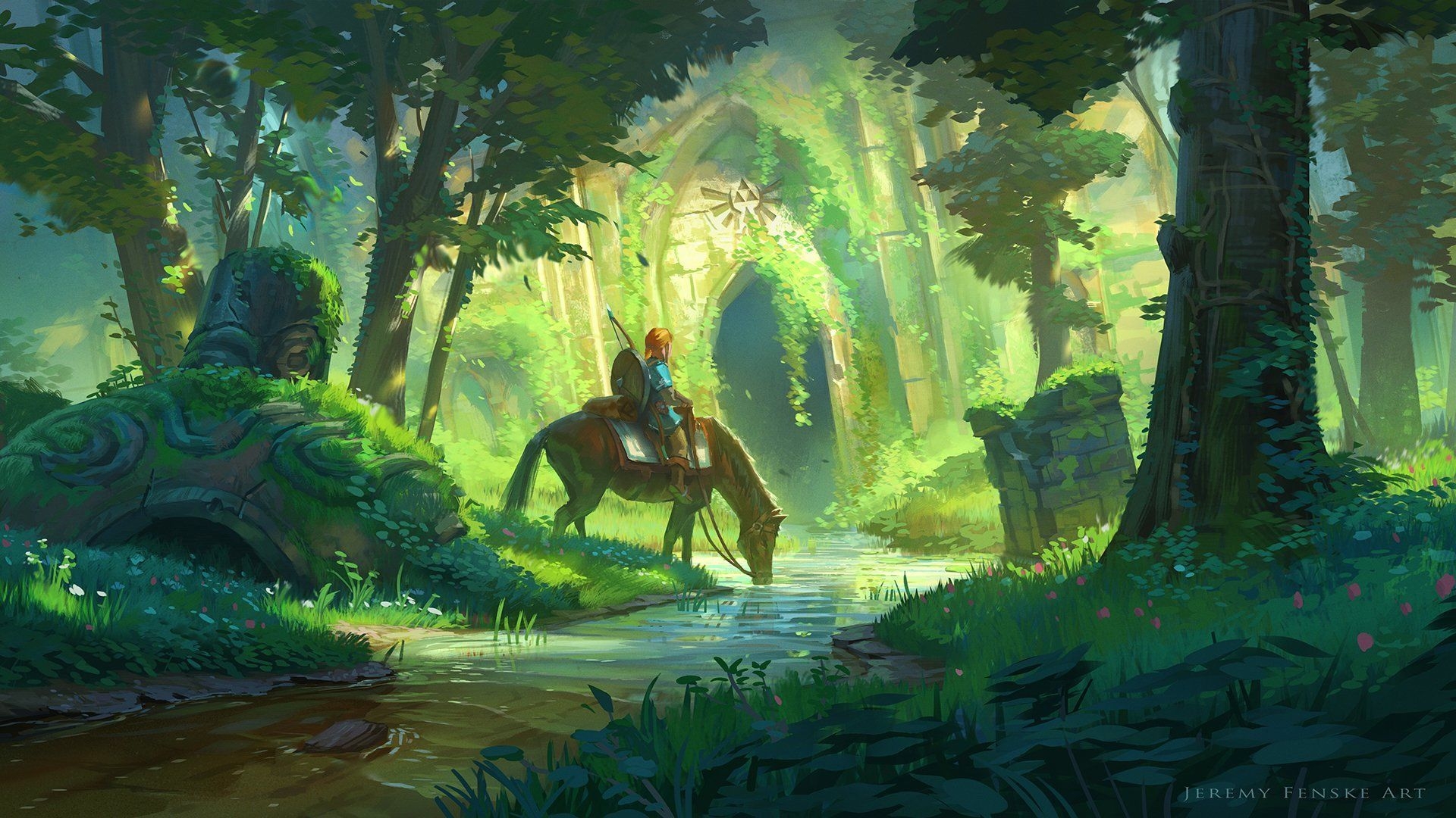 1920x1080 Zelda Landscape Wallpaper Free Zelda Landscape Background, Desktop