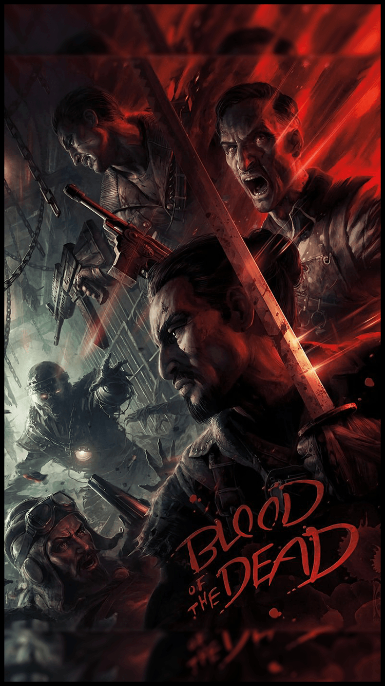 750x1340 Call of Duty Black Ops 4 Blood of the Dead iPhone Wallpaper 2018, Phone