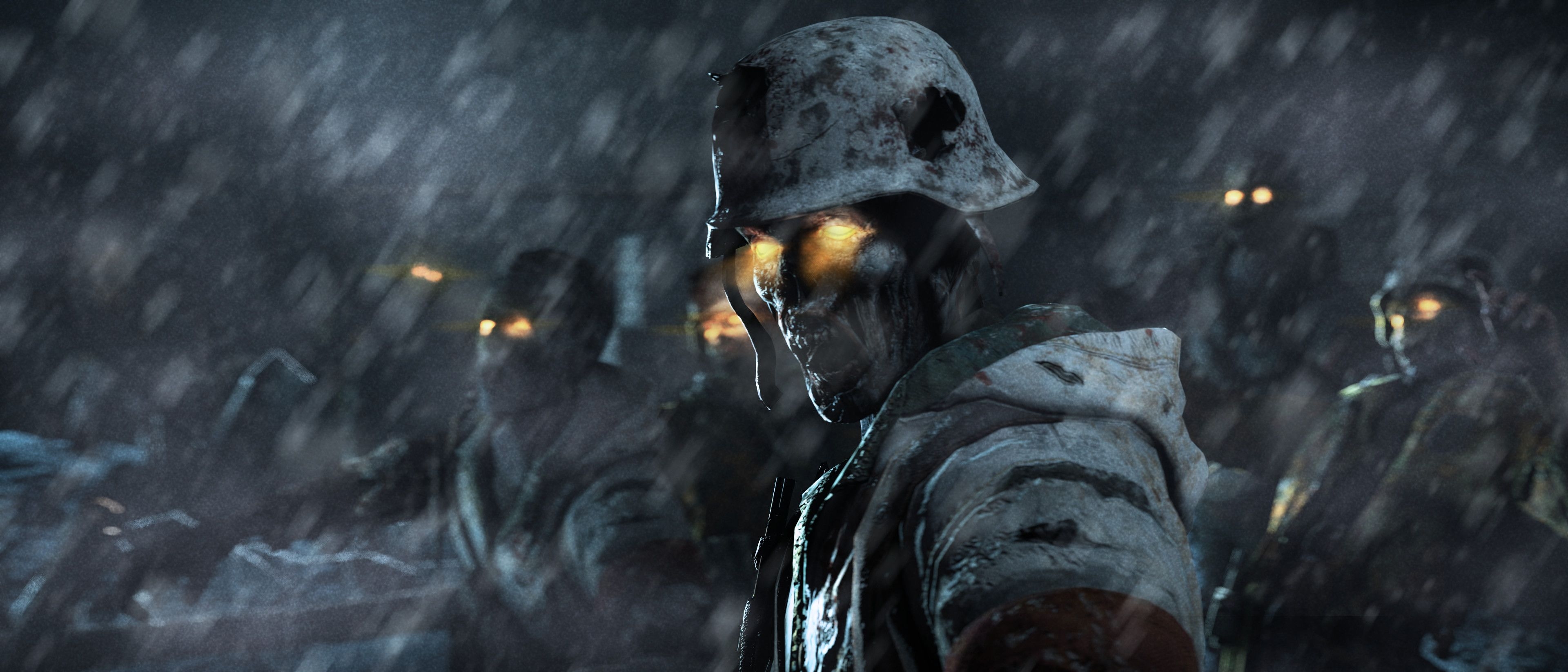 3840x1650 3D Wallpaper Zombie, Dual Screen