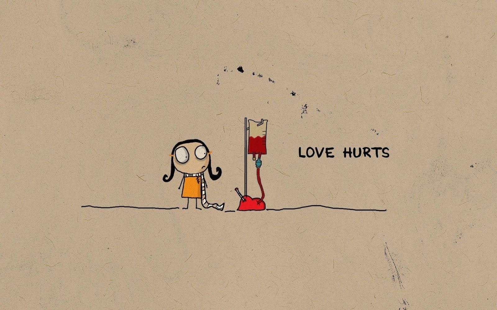 1600x1000 Pain of Love hurts Quotes image for sad heart, Desktop