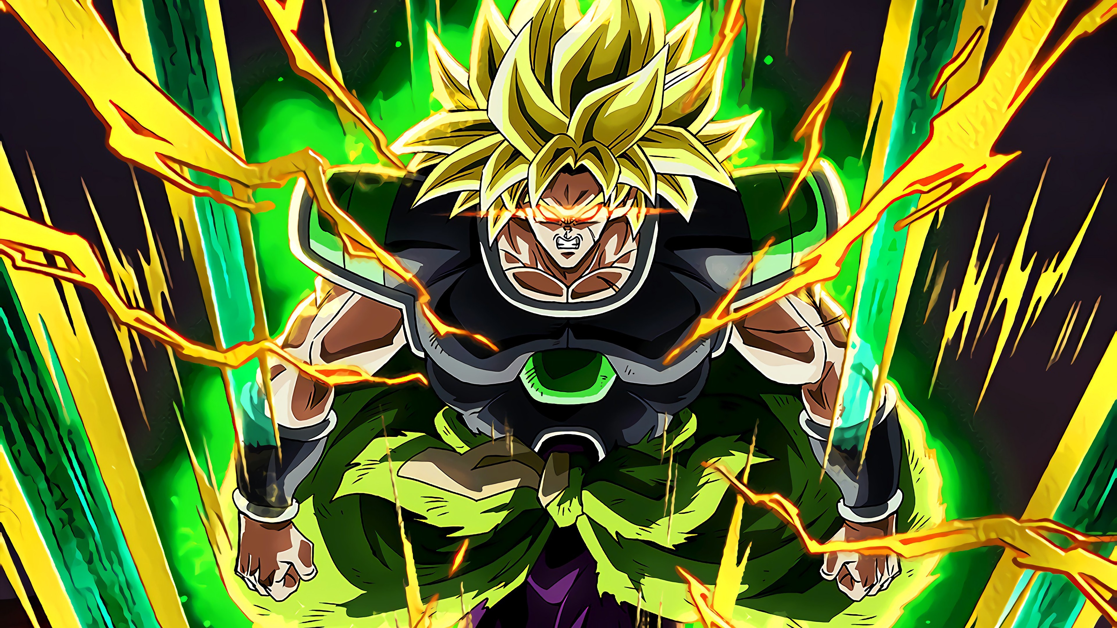 3840x2160 Broly Super Saiyan Dragon Ball Super: Broly 4K  Wallpaper, Desktop