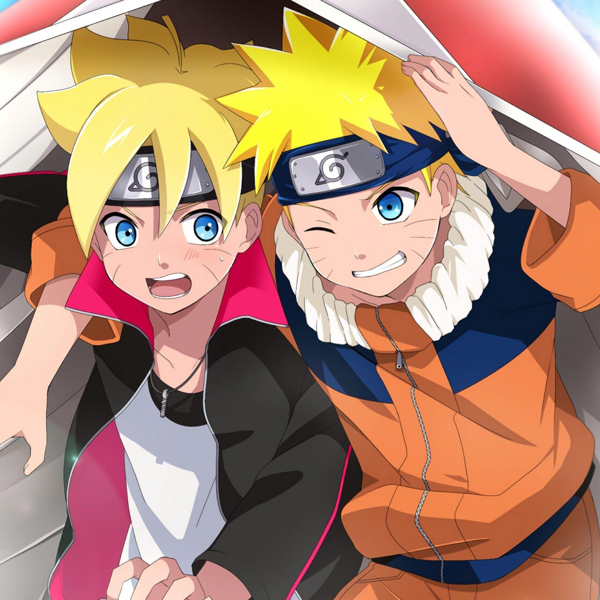 2050x2050 Boruto and Naruto Apple iPhone 7 HD wallpaper available for free, Phone