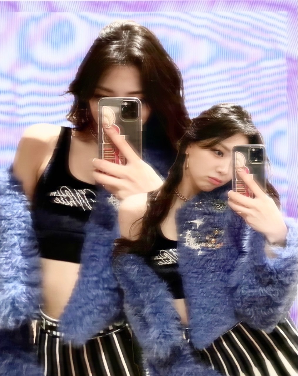 1020x1280 yuna wallpaper y2k cyber webcore edit itzy, Phone