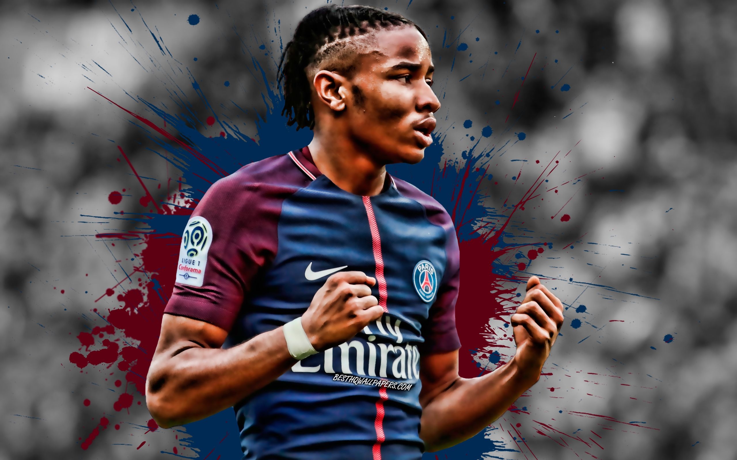 2560x1600 Download Wallpaper Christopher Nkunku, Paris Saint Germain, Desktop