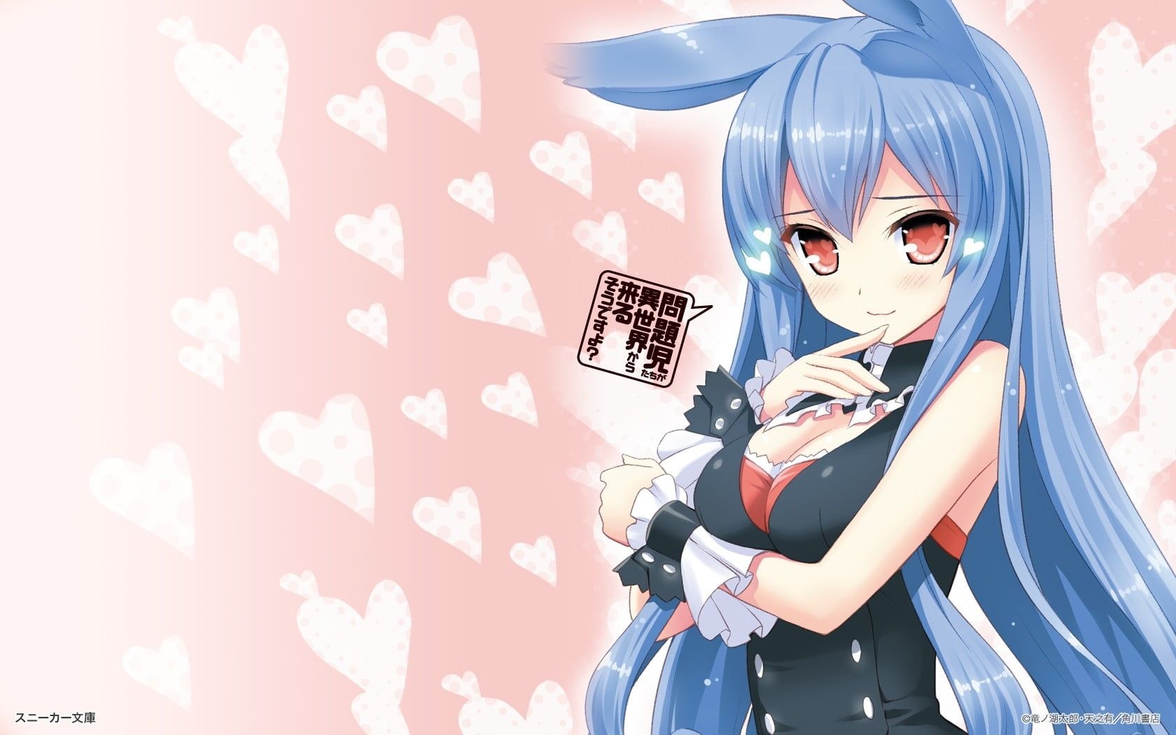 1680x1050 Blue haired anime character HD wallpaper, Desktop